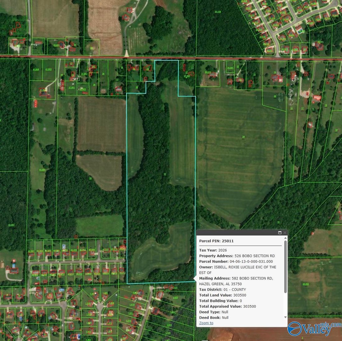 Land in Hazel Green, Alabama, United States 1 - 18340873