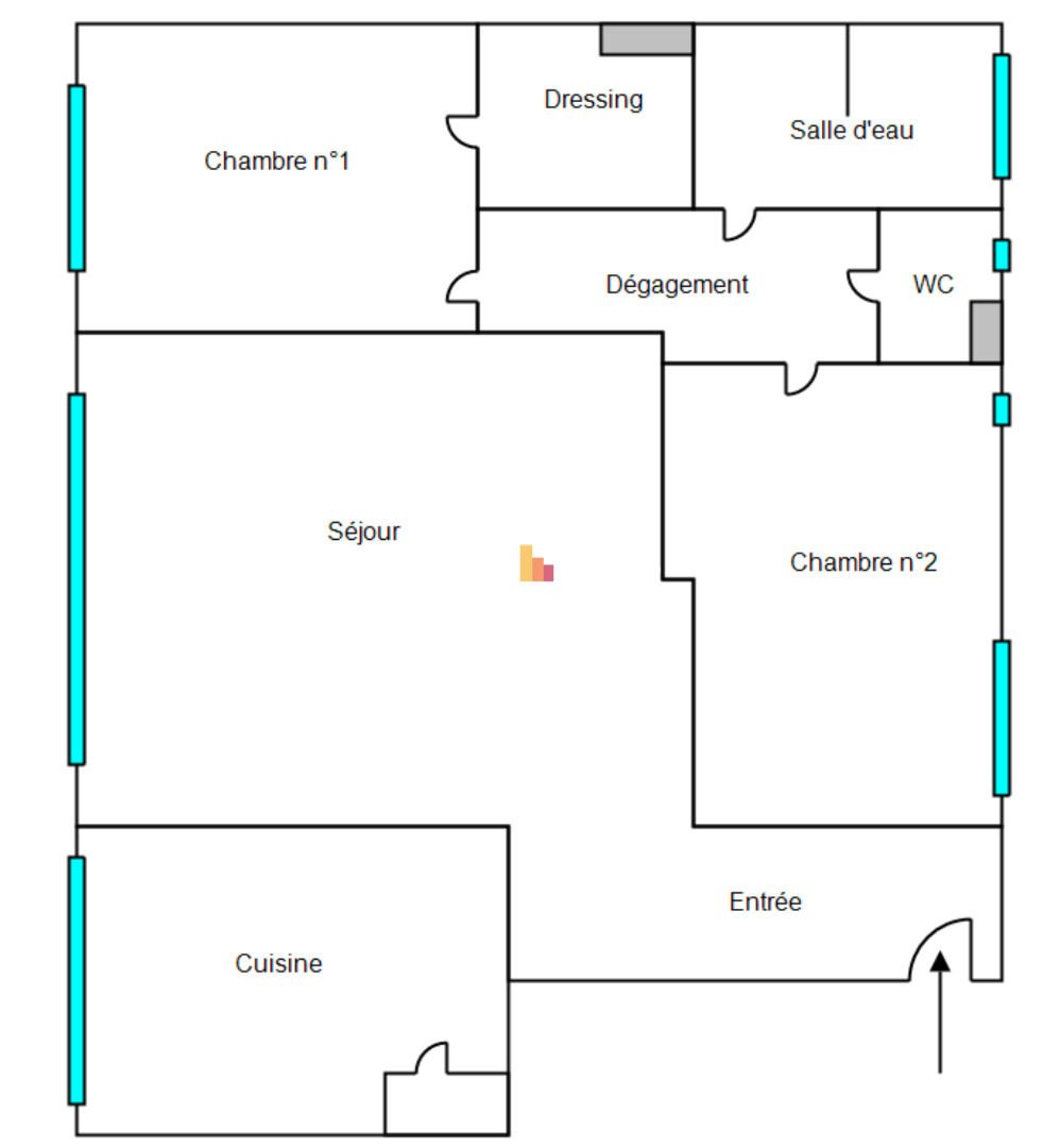 Apartment in Clignancourt-Jules Joffrin, Paris 18e Arrondissement, Paris 1 - 18342574