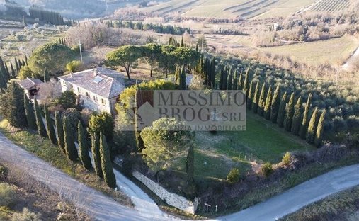Maisons de campagne à Gaiole in Chianti, Toscane, Italie 1