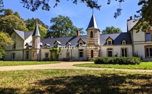 Castle in Segre, Segre-en-Anjou Bleu, France 1