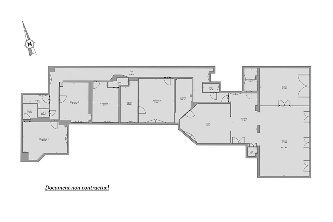 Apartment in Muette Nord, Paris 16e Arrondissement, Paris 3 - 18344551