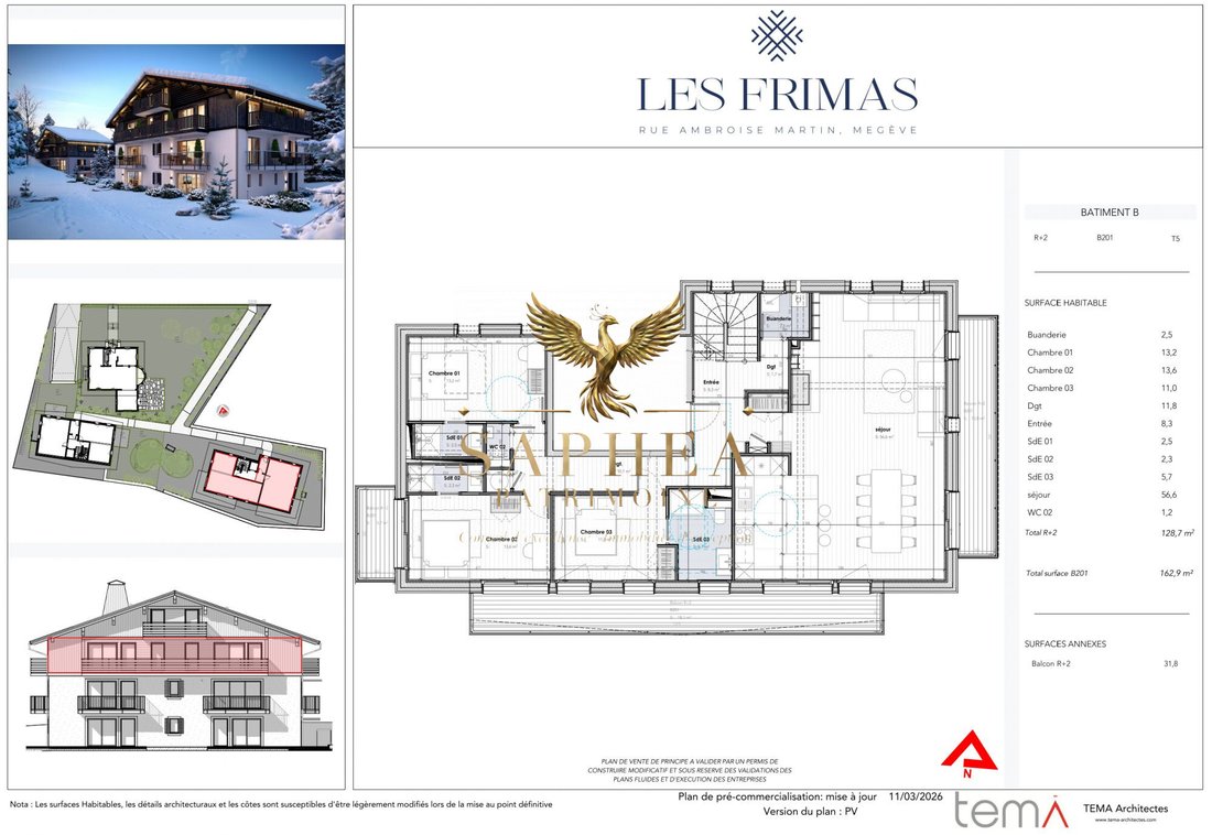 Apartment in Megève, Auvergne-Rhône-Alpes, France 3 - 18348799