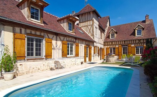 House in Nonancourt, Normandy, France 1