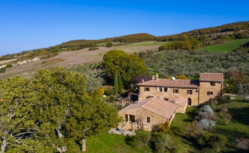Casa di campagna a Pienza, Toscana, Italia 1