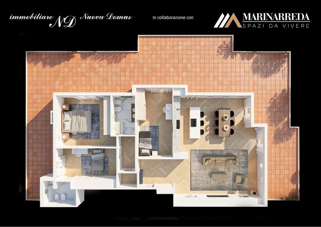 Penthouse in Marina di Carrara, Tuscany, Italy 2 - 18354103