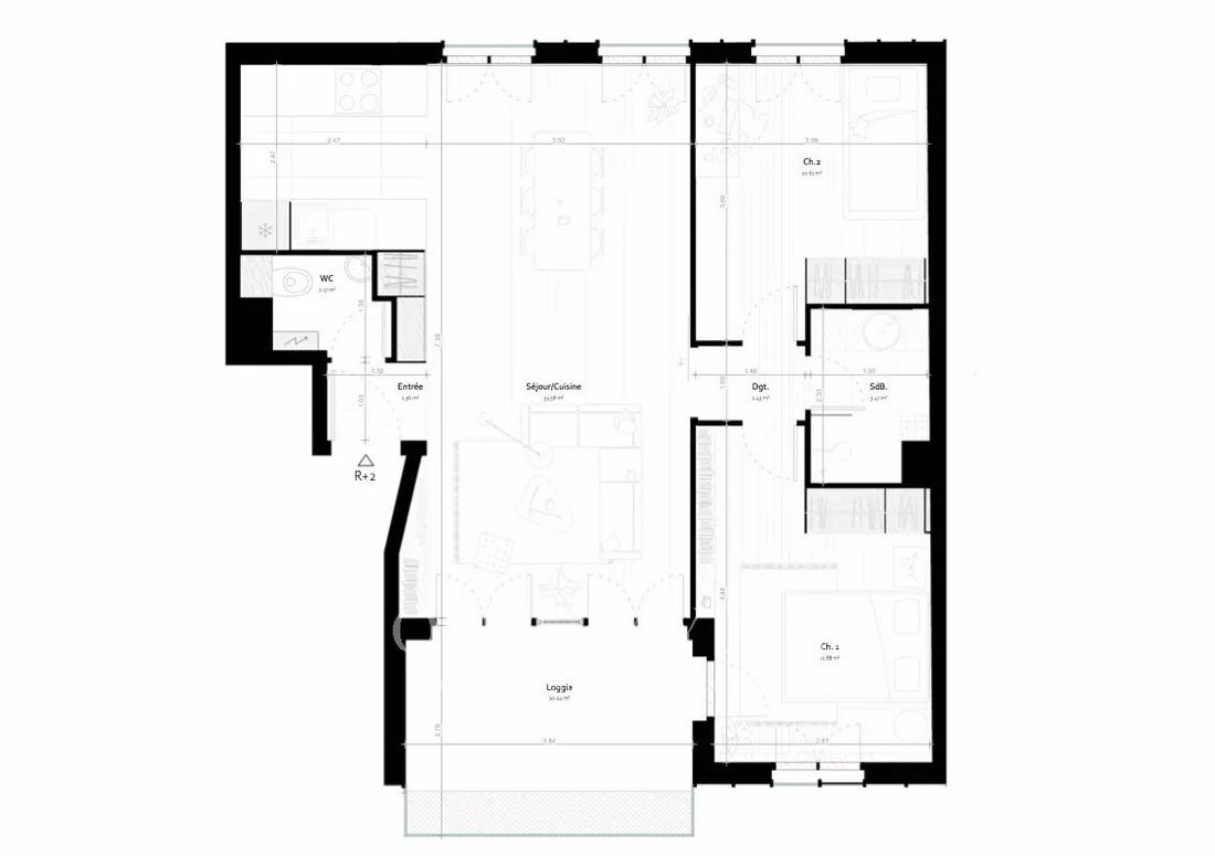 Apartment in Hôtel de Ville-Quinconce-Saint Seurin-Fondaudège, Bordeaux, France 5 - 18352720