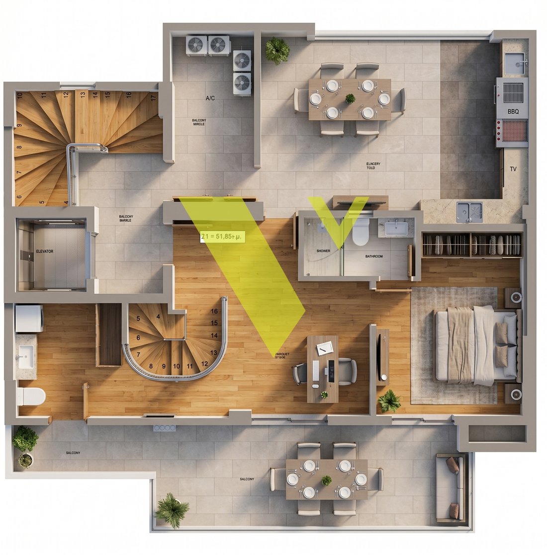 Apartment in Ilioupoli, Attica, Greece 2 - 18350918