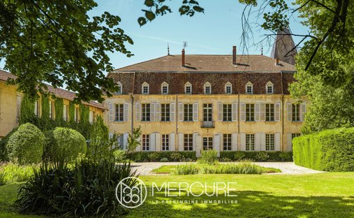 Schloss in Vonnas, Auvergne-Rhone-Alpen, Frankreich 1