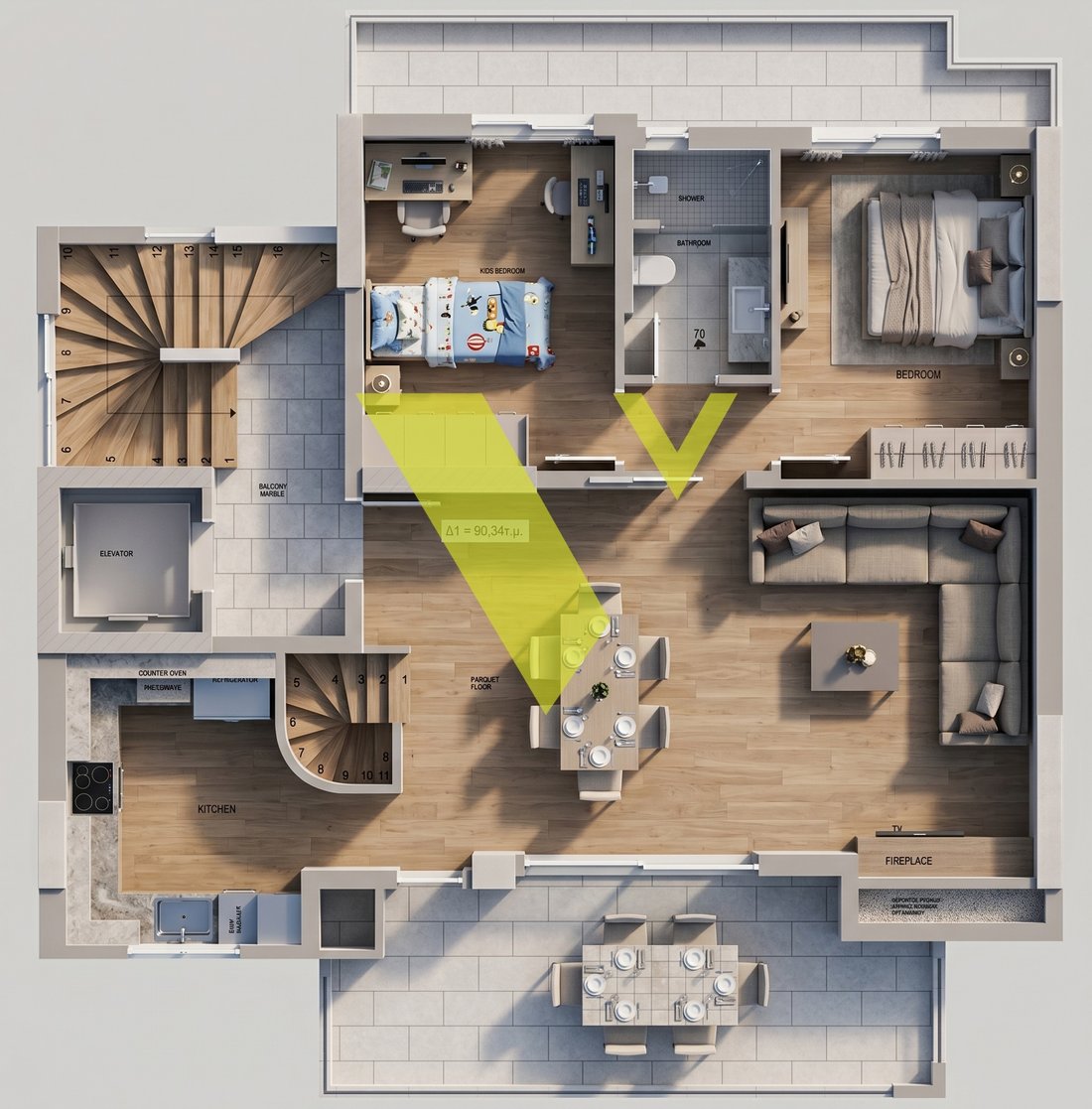 Apartment in Ilioupoli, Attica, Greece 1 - 18350918