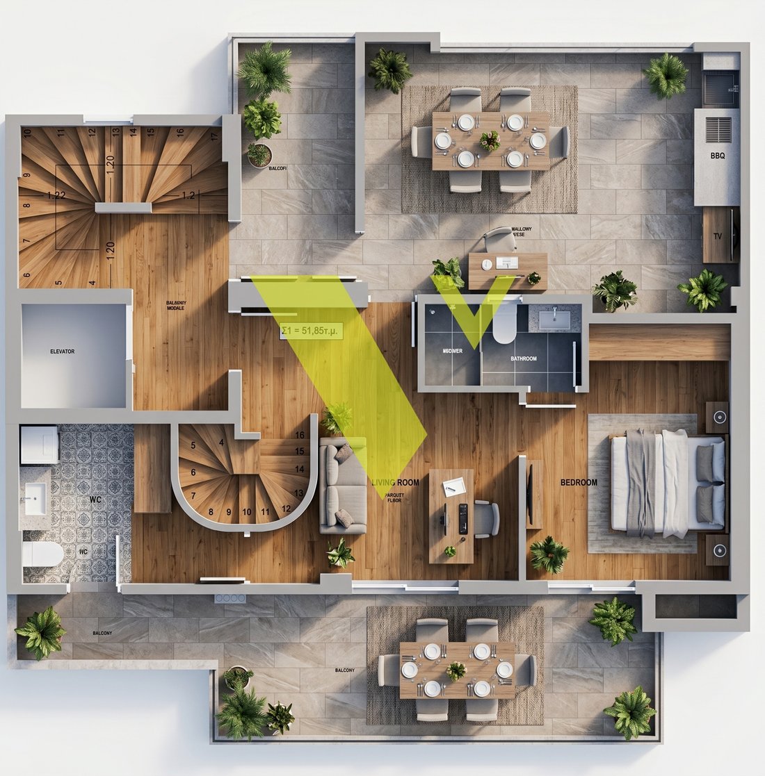 Apartment in Ilioupoli, Attica, Greece 3 - 18350918