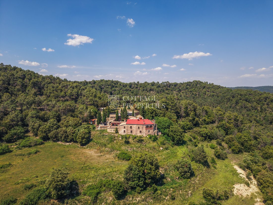 Castle in Granera, Catalonia, Spain 1 - 18351217