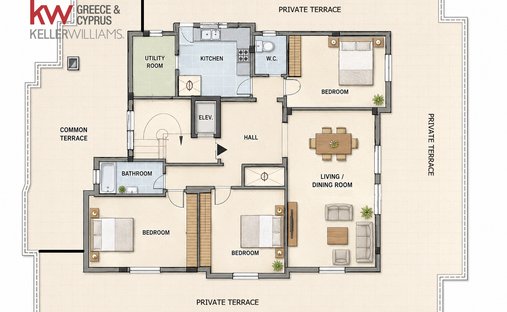 Apartamento en South Athens, Ática, Grecia 1