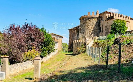 Castle in Camós (District), Camos, Spain 1