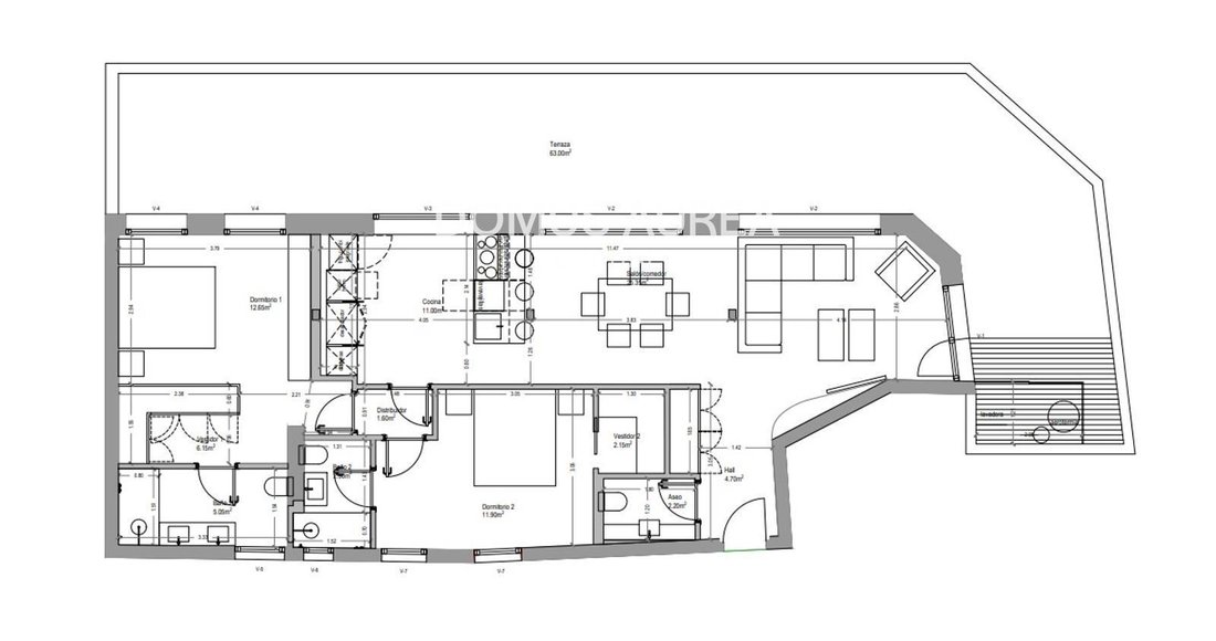 Penthouse in Chamberi, Madrid, Spain 5 - 18357165