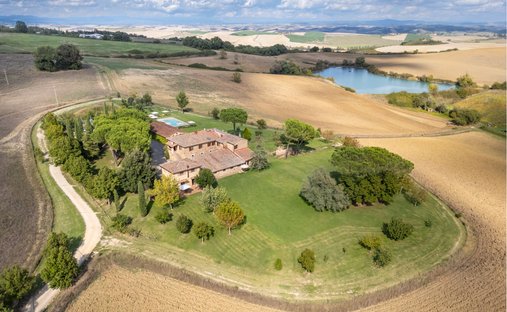 Corps de ferme à Murlo, Toscane, Italie 1