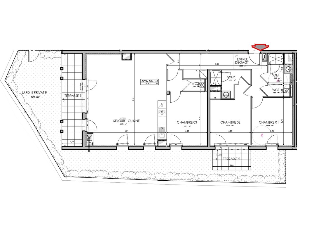 Wohnung in Paramé Ländlich, Saint-Malo, Frankreich 2 - 18360832