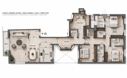 Apartment in Chamberi, Madrid, Spain 1