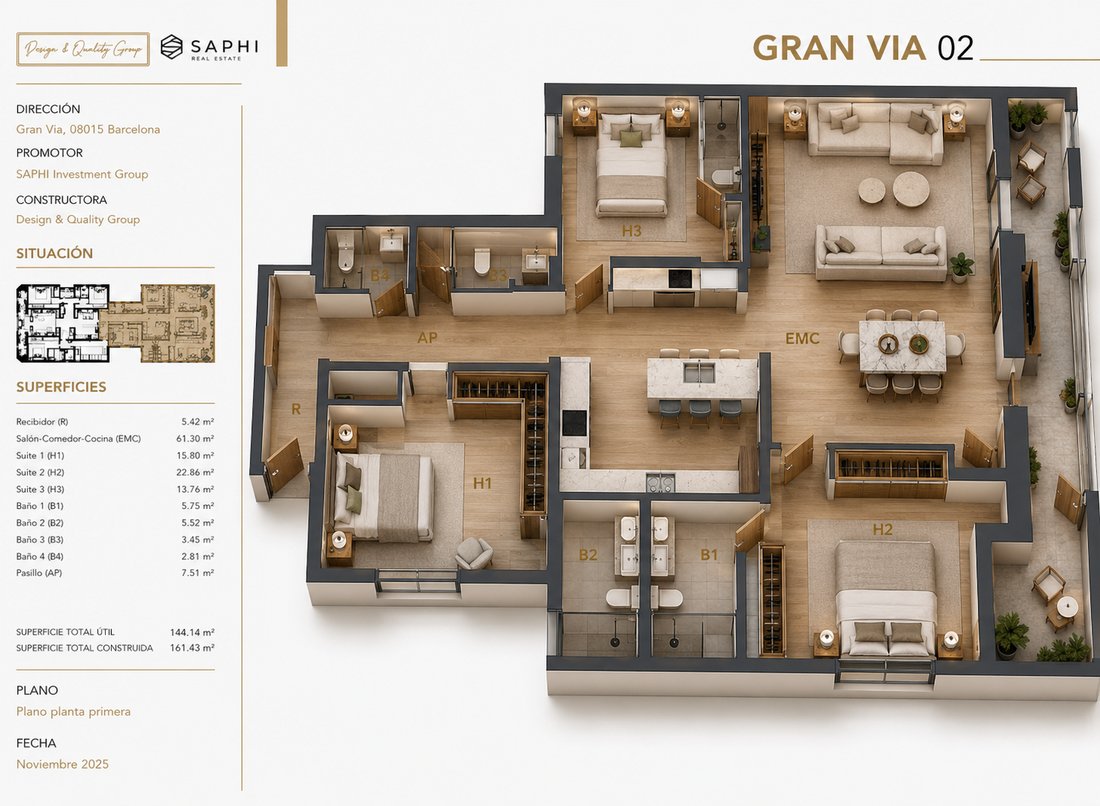 Apartment in Eixample, Barcelona, Spain 2 - 17660123