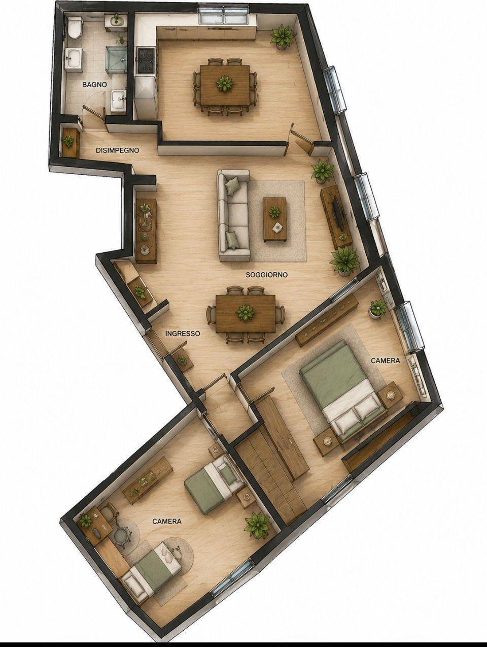 Apartment in City Center, Genoa, Liguria 3 - 18369488