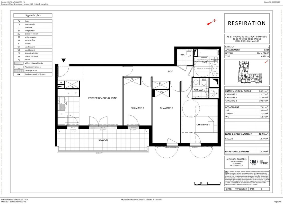 Apartment in Centre Ville, Rueil-Malmaison, France 1 - 17562664