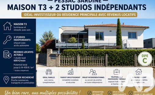 House in Sardine-Chiquet, Pessac, France 1