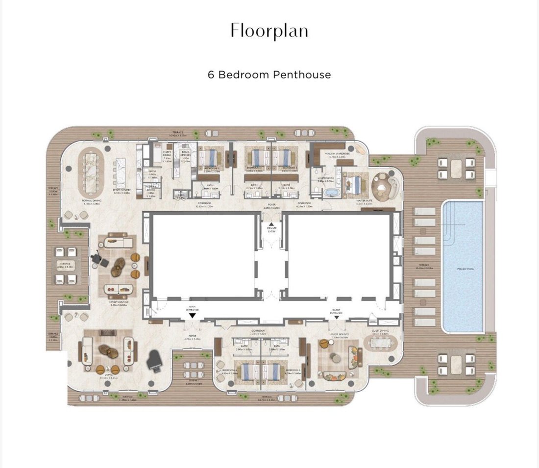 Penthouse in Zabeel, Dubai, United Arab Emirates 2 - 18372053