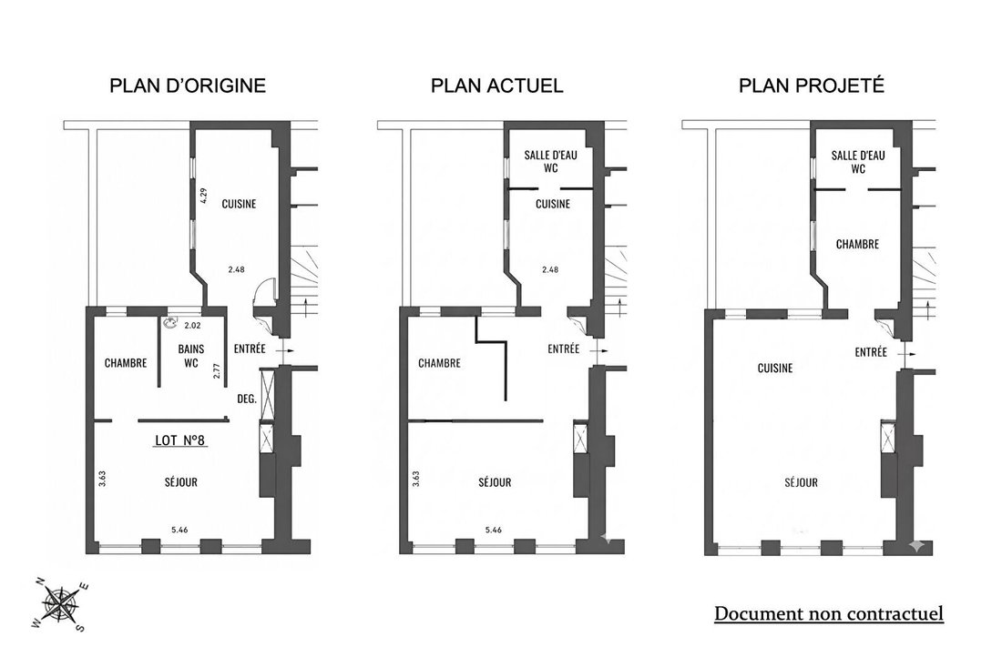 Apartment in Batignolles-Cardinet, Paris 17e Arrondissement, Paris 3 - 18368345