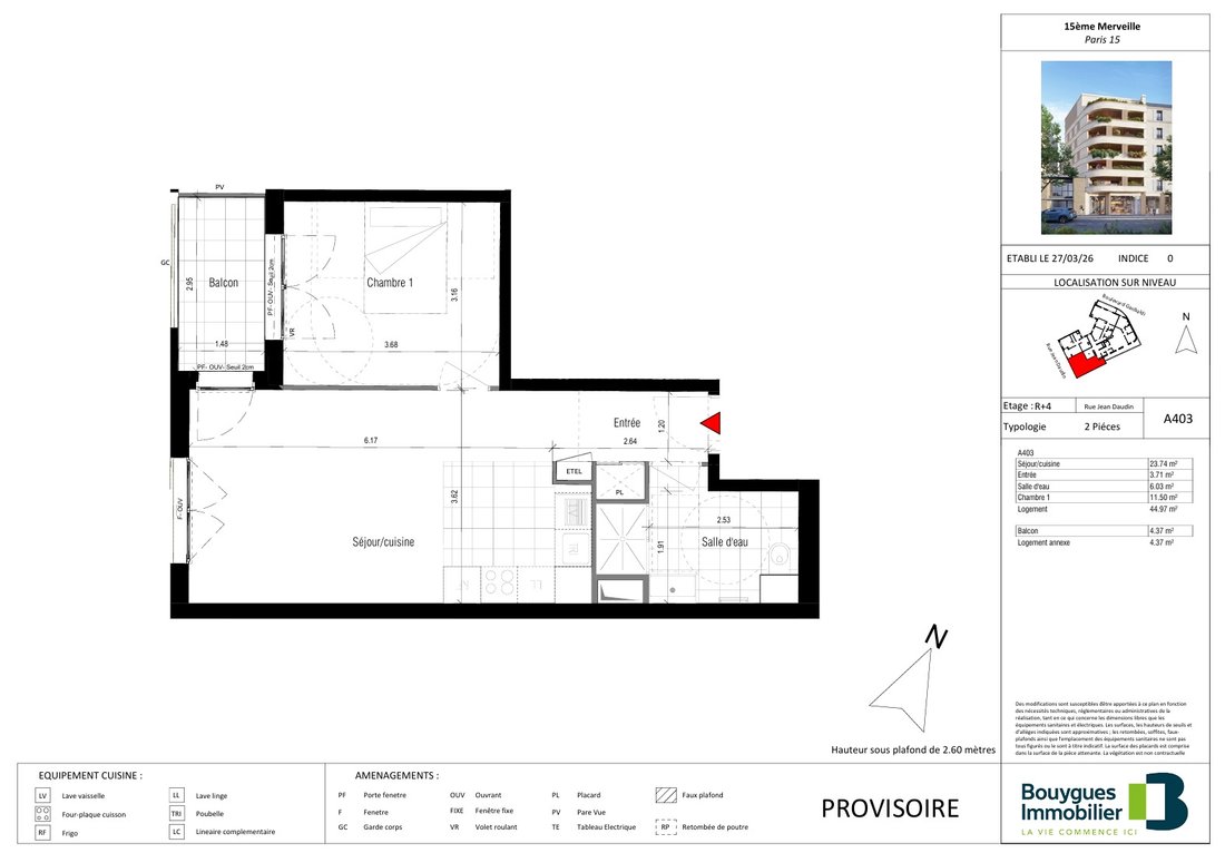 Apartment in Violet Commerce, Paris 15e Arrondissement, Paris 1 - 18379644