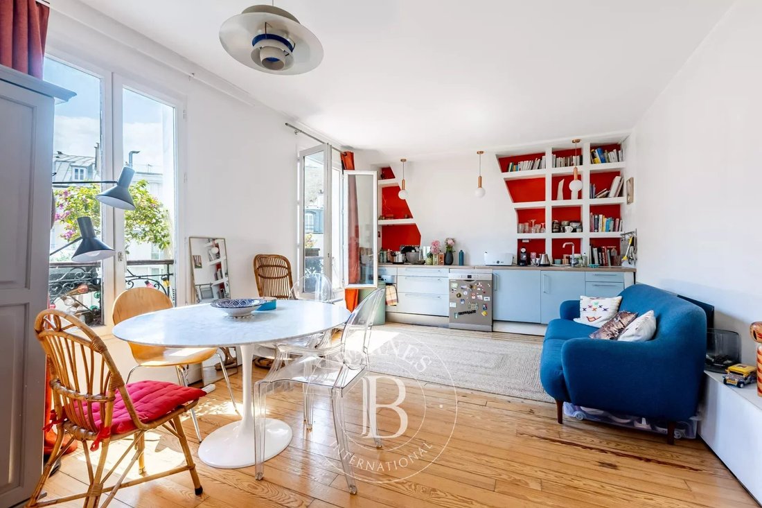 Apartment in La Fourche-Guy Môquet, Paris 17e Arrondissement, Paris 1 - 18392000