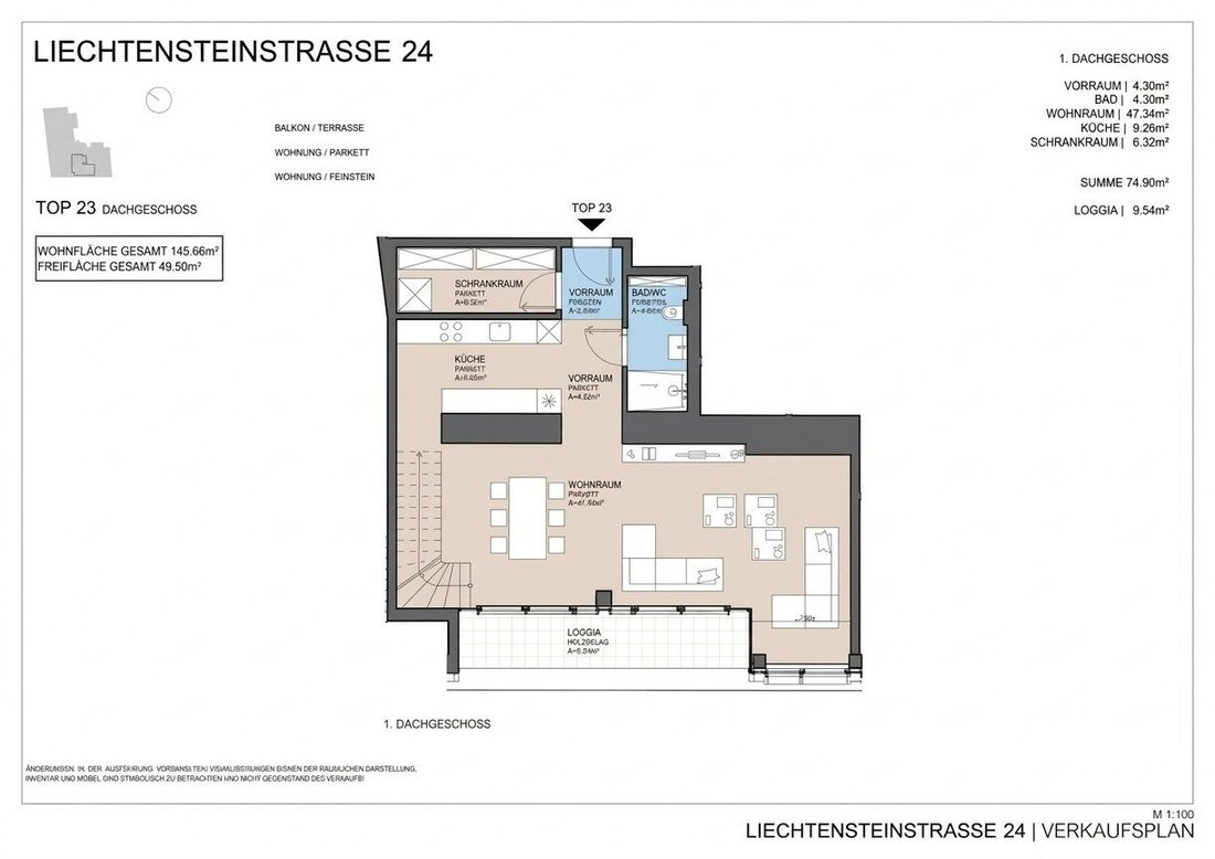 Penthouse in Vienna, Wien, Austria 5 - 18400615