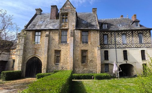 Chateau in La Houblonniere, Normandy, France 1
