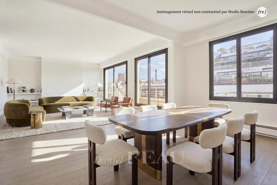 Apartment in Muette Nord, Paris 16e Arrondissement, Paris 1 - 17683573
