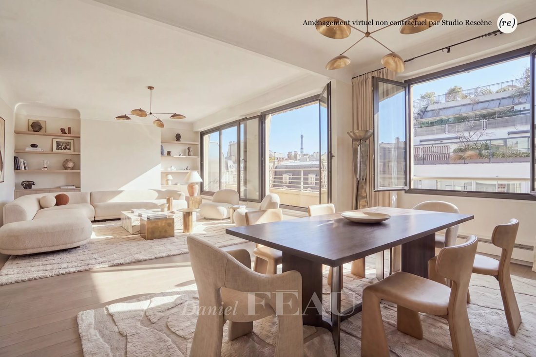 Apartment in Muette Nord, Paris 16e Arrondissement, Paris 5 - 17683573
