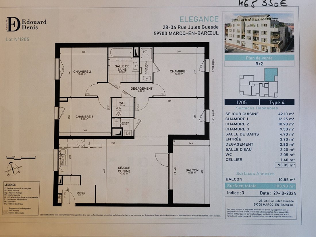 Apartment in Marcq-en-Barœul, Hauts-de-France, France 2 - 18405420