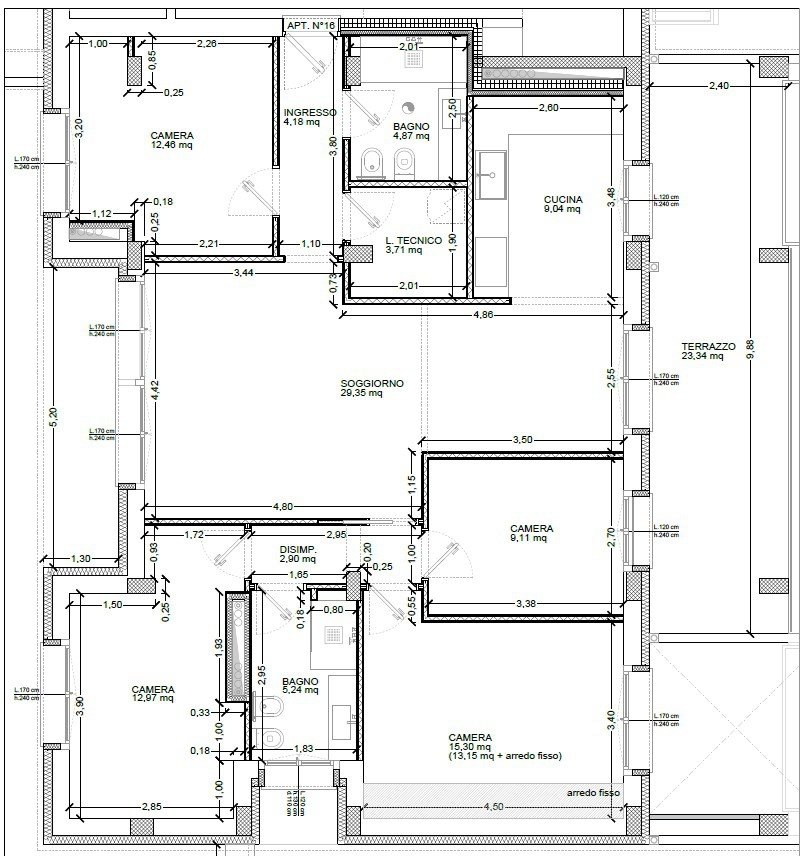 Apartment in Center, Treviglio, Lombardy 1 - 15817077