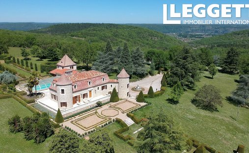 Castle in Saint-Vincent-Rive-d'Olt, Occitania, France 1