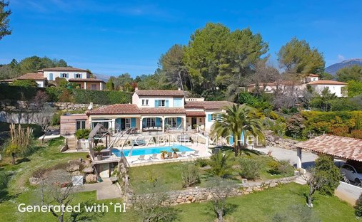 Villa in Le Rouret, Provence-Alpes-Côte d'Azur, France 1