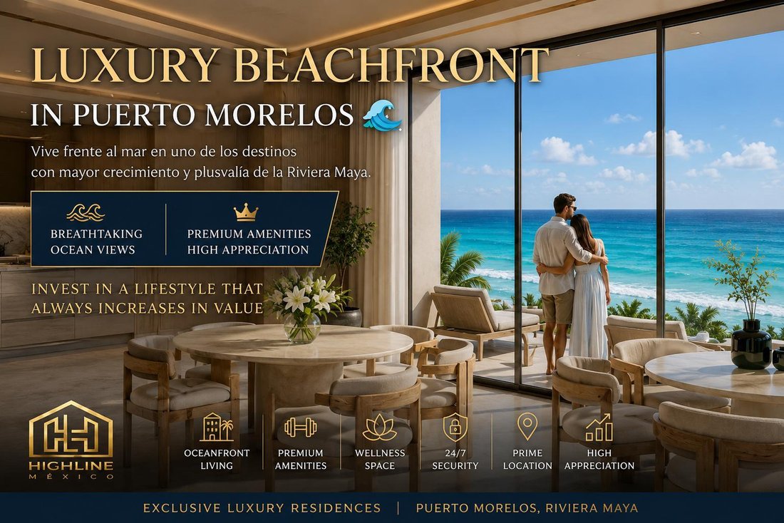 Apartment in Puerto Morelos, Quintana Roo, Mexico 1 - 18404554