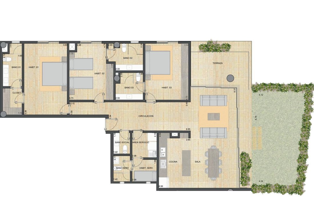 Apartment in Cancún, Quintana Roo, Mexico 2 - 18404561