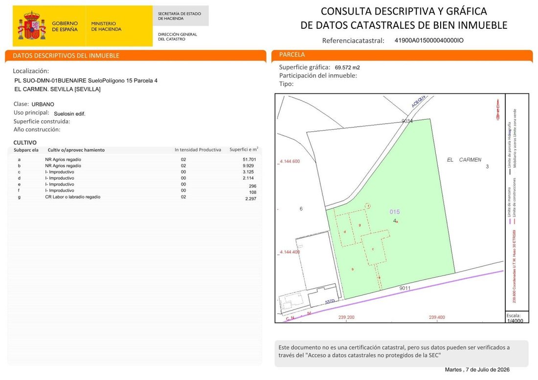 Finca in Distrito Este-Alcosa-Torreblanca, Seville, Spain 3 - 18420263