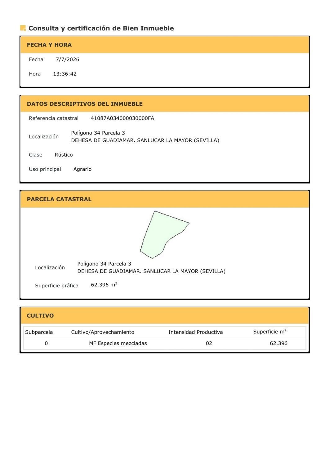 Land in Sanlucar la Mayor, Andalusia, Spain 4 - 18420302