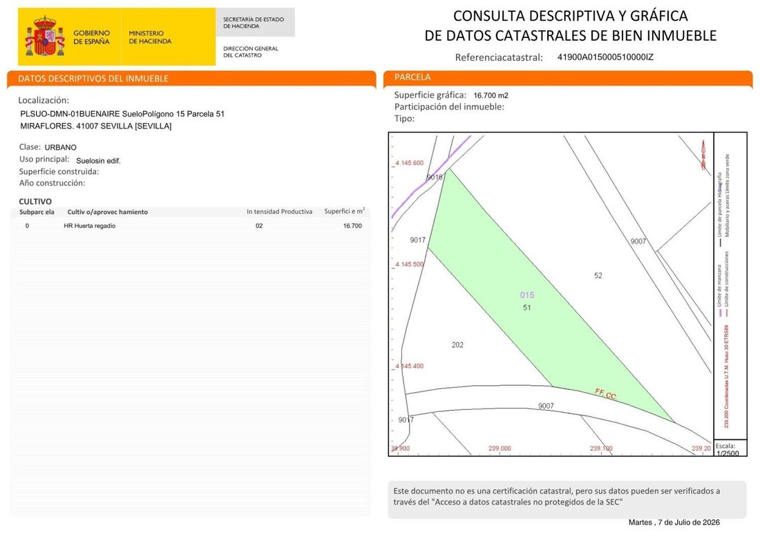 Land in Distrito Este-Alcosa-Torreblanca, Seville, Spain 4 - 18420259