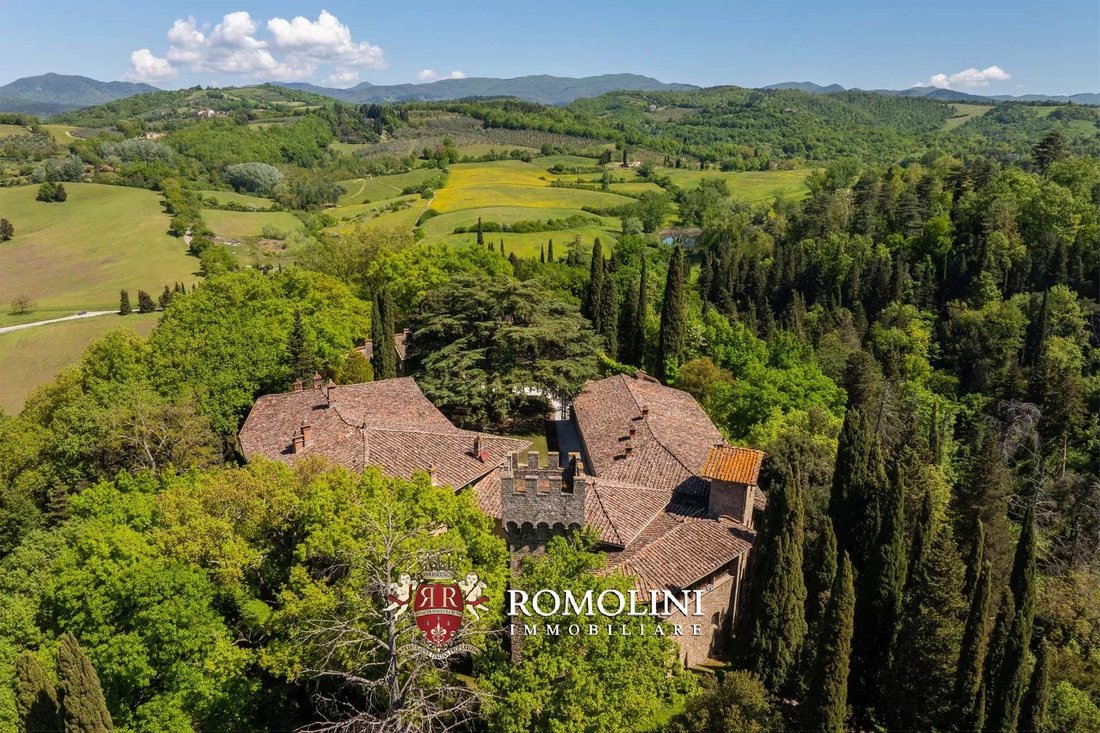 Schloss in Barberino di Mugello, Toskana, Italien 3 - 18421489