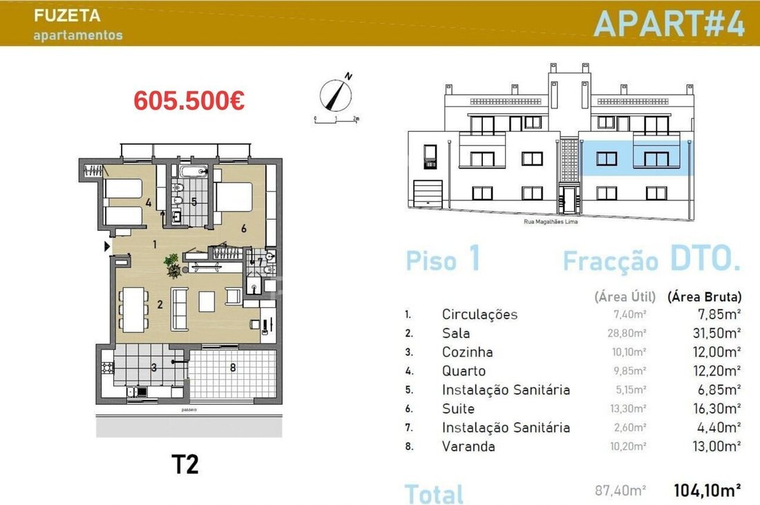 Appartement à Moncarapacho, Algarve, Portugal 1 - 18434516