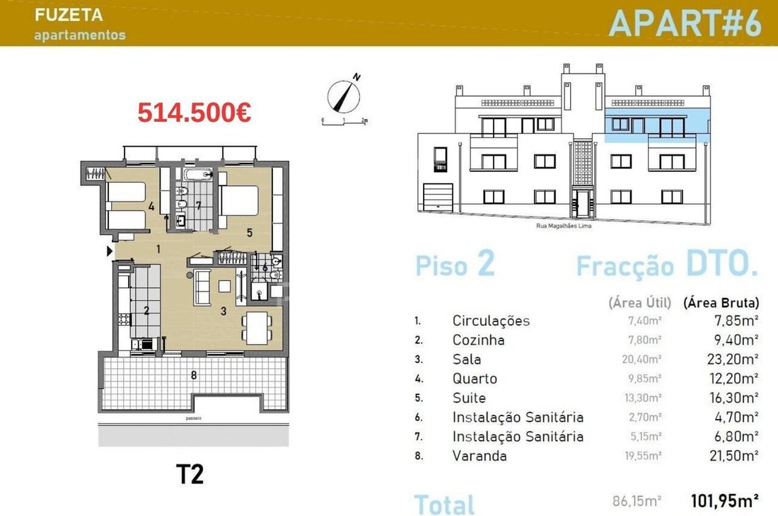 Apartment in Moncarapacho, Algarve, Portugal 1 - 18434512