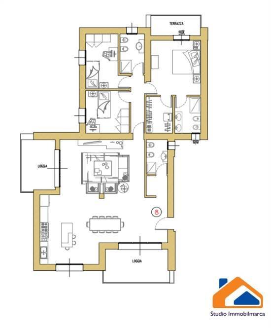 Apartment in Carbonera, Veneto, Italy 4 - 18436426