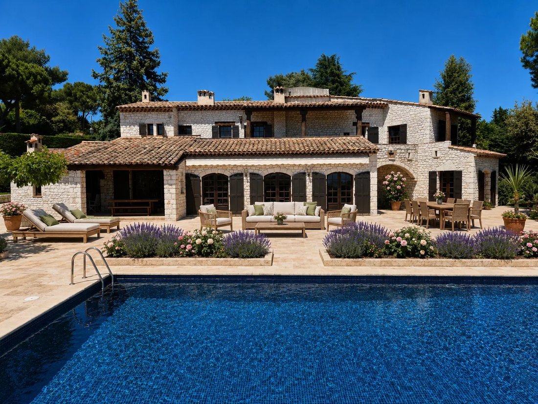 Villa in Saint-Paul-de-Vence, Provence-Alpes-Côte d'Azur, France 1 - 18437211