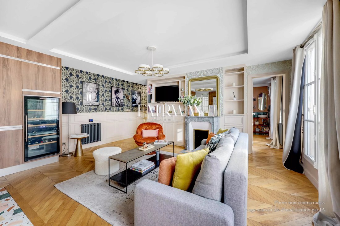 Appartement à Legendre-Lévis, Paris 17e Arrondissement, Paris 4 - 17659142