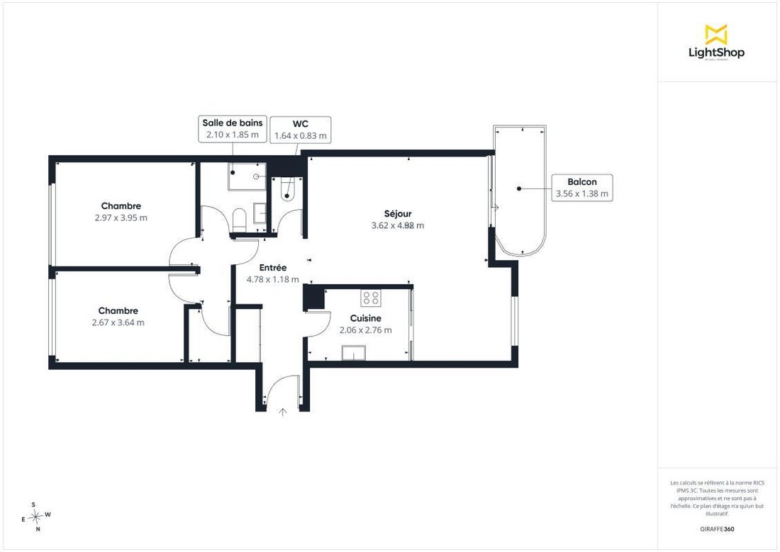 Apartment in Georges Brassens, Paris 15e Arrondissement, Paris 3 - 18437971