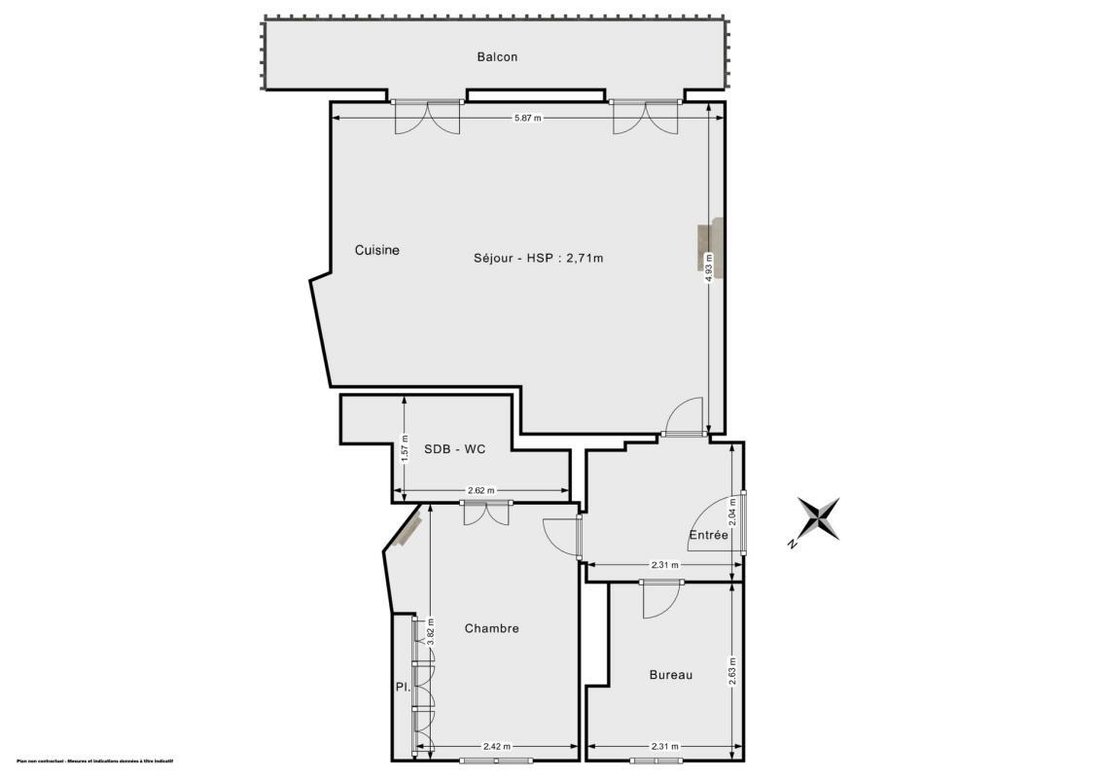 Apartment in Goutte d'Or-Château Rouge, Paris 18e Arrondissement, Paris 5 - 18437978
